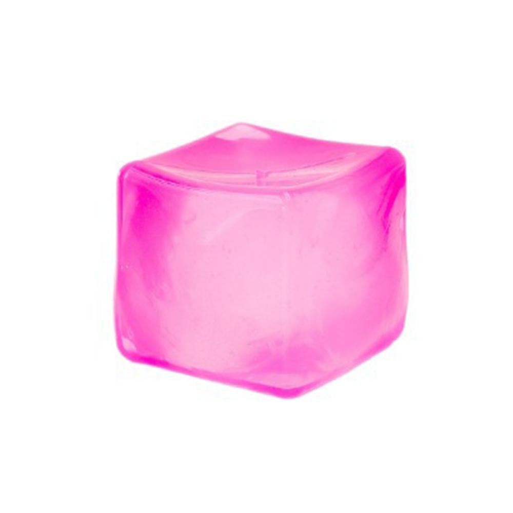 Frosted Ice Cube Shaped Fidget Toy Square Stress Relief Ball for Anxiety ADHD Squishy Squeeze Toy Gift for Adults