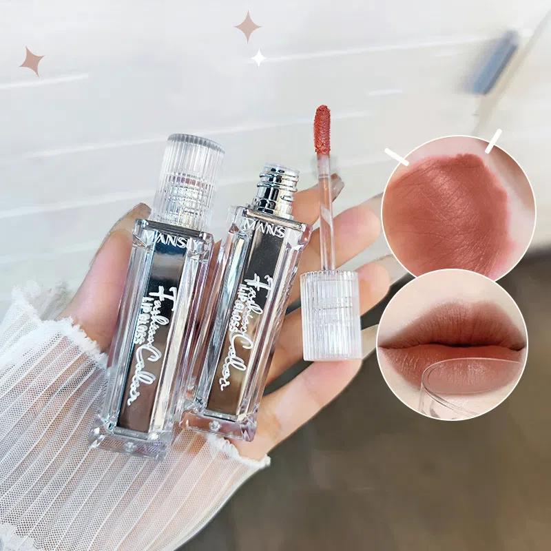 

MANSLY Velvet Matte Lip Glaze Cream Lipstick Доступный блеск для губ