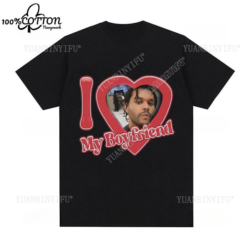 

2026 New Unisex Casual Short Sleeve Tshirts Unisexs Women Vintage Tshirt Tops Ropa Mujer Singer The Weeknd Love Graphic Soft Tshirt 4XL