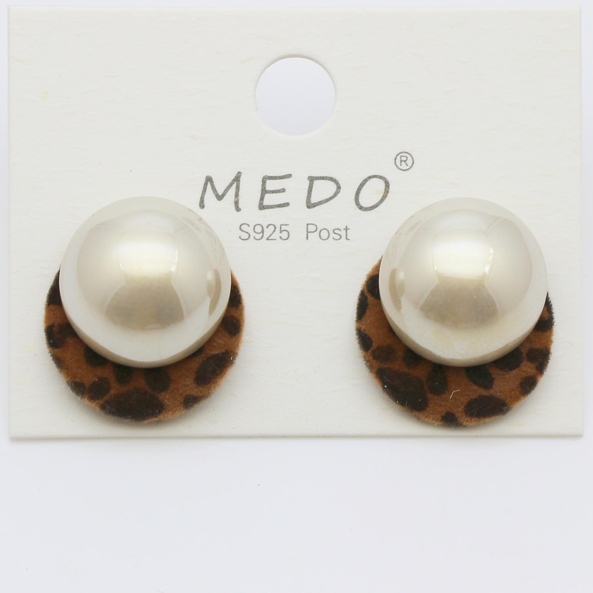 

Серьги-пусеты Meillard 2025 в стиле ретро с леопардовым принтом и жемчугом - Шикарный нишевый дизайн для женщин