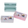Dollhouse Miniature Stationery Pencil Case School Stationery Box Desk Ornaments Model Toys For Doll House Accessories
