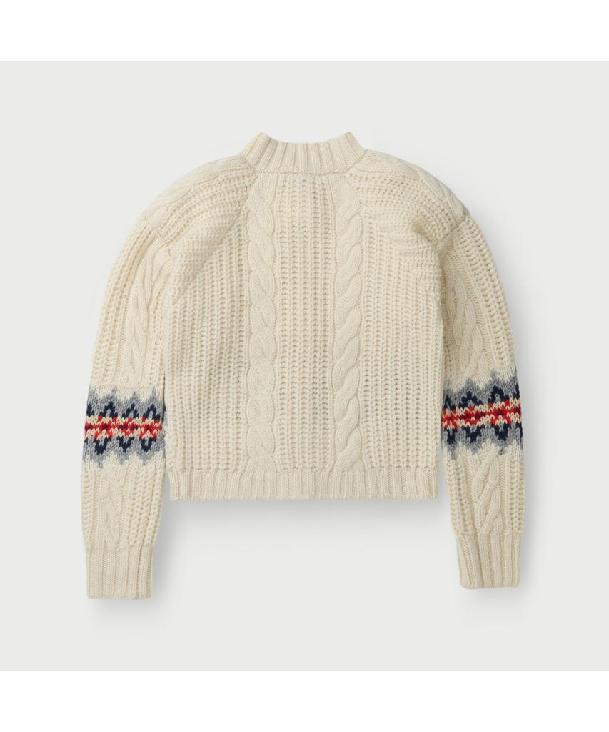IROWOMEN Garik Over-Shoulder Nordic Cardigan Iowcw25101Ivx