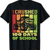 100 Days of School Monster Truck 100th Day Boys T Shirt