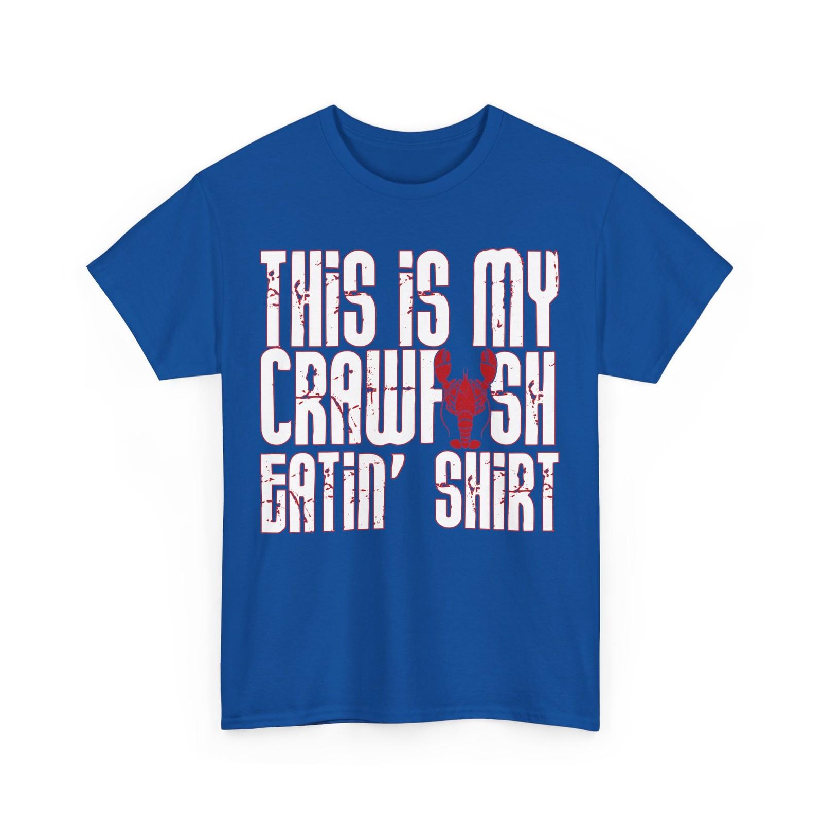 This Is My Crawfish Eating Shirt, Cajun Food Crawfish Lovers Vintage T-Shirt L
