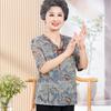 Women's Stylish Summer Blouse Set for Elderly