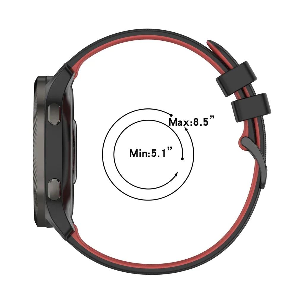 Silicone Replace Strap for Samsung Galaxy Watch 7/6/5/4 44mm 40mm 6 4Classic Gear S3 Band 20mm 22mm Bracelet for Huawei GT3 4Pro