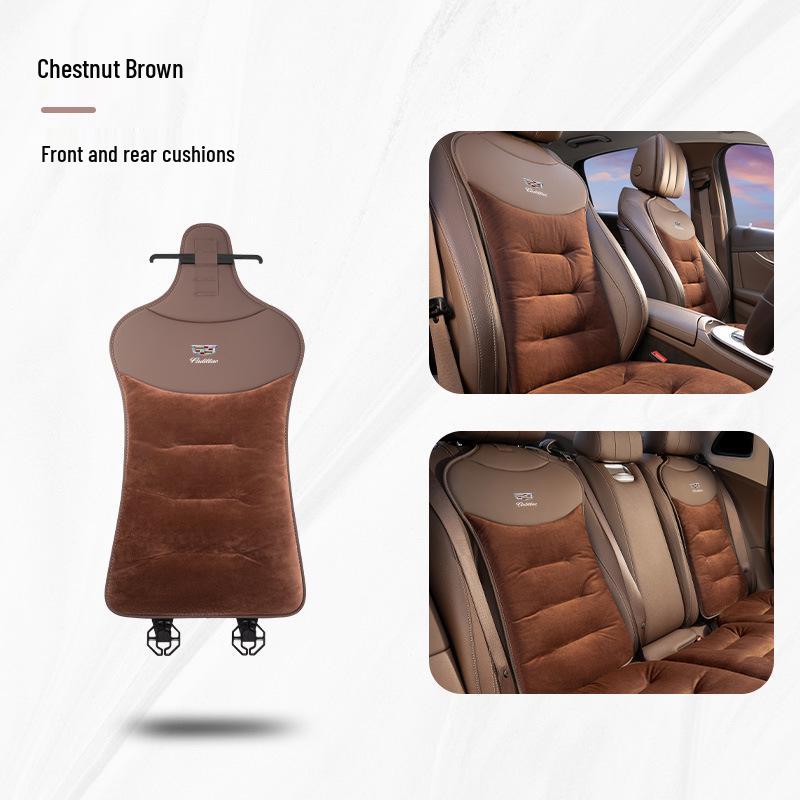 Plush Winter Seat Cushions for Cadillac Models: XT5, XT4, XT6, CT6, XTS, CT5, CT4
