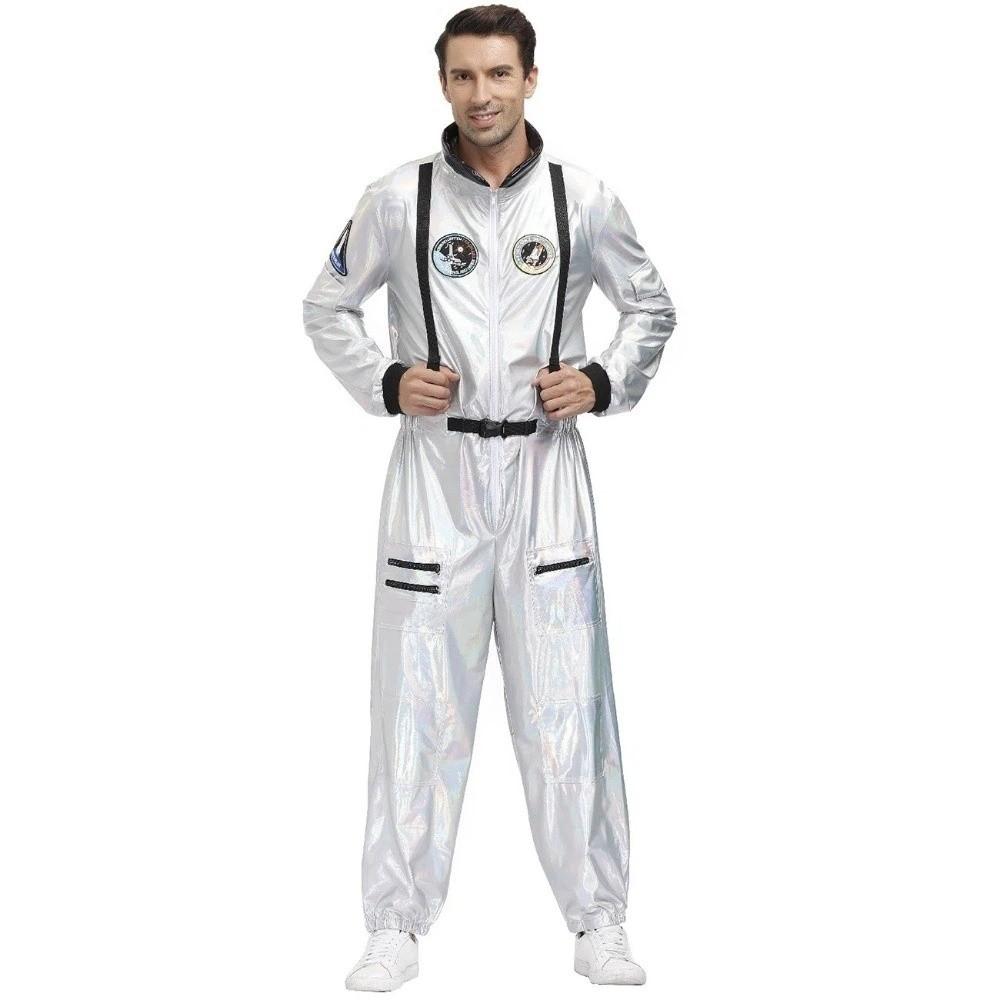 Jumpsuit Astronauten Kostuum Verkleed Ruimtevaarder Jumpsuit Creatieve Cosplay Outfit Cosplay Evenement