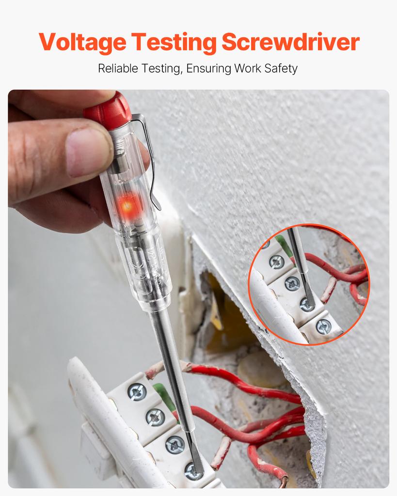 SucceBuy Insulated Screwdriver Set Professional Electrical Screwdriver Set 1000V Insulated Electrician Tool Set Magnetic Phillip