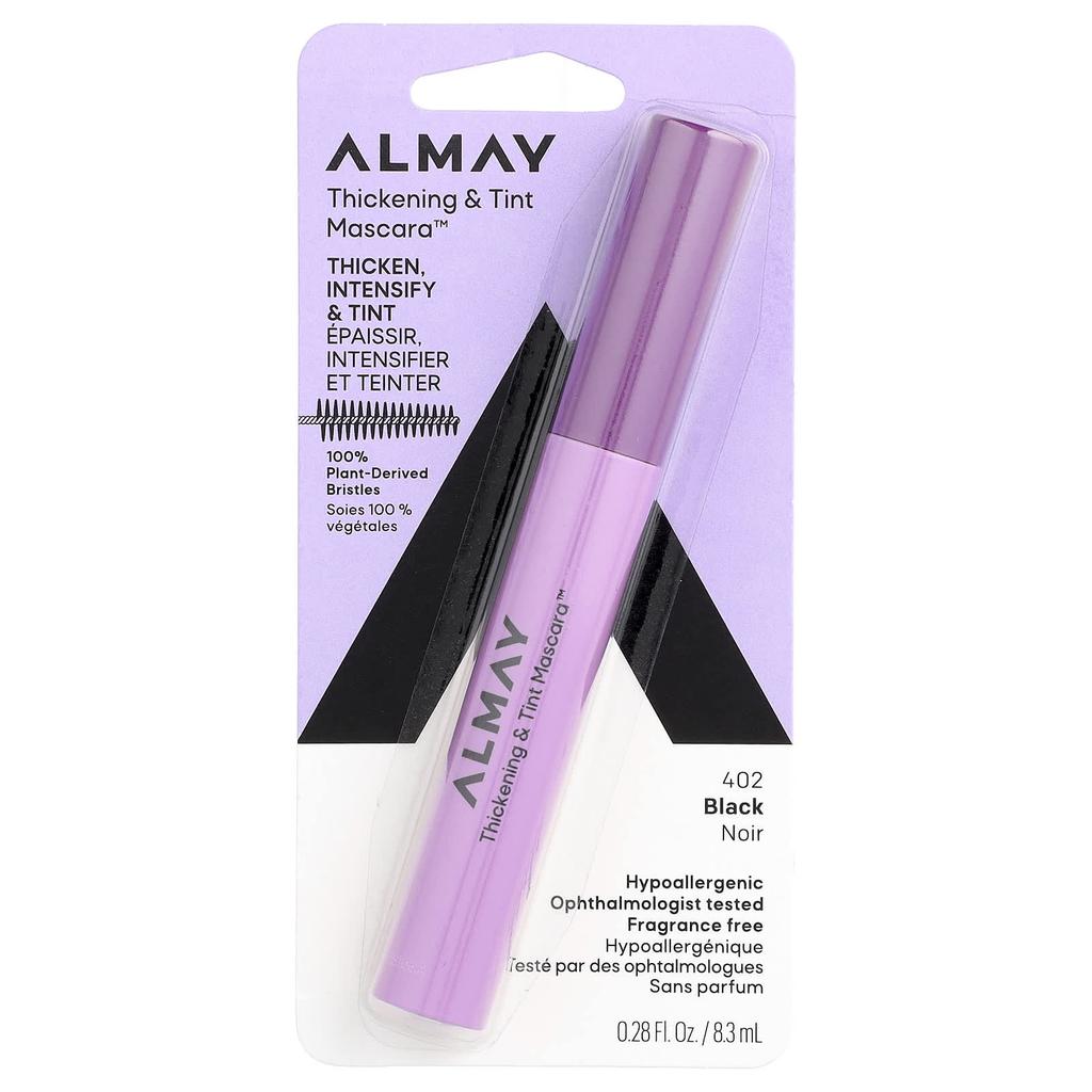 Almay, Thickening & Tinting Mascara™, 402 Black, 8.3 ml (0.28 fl oz)