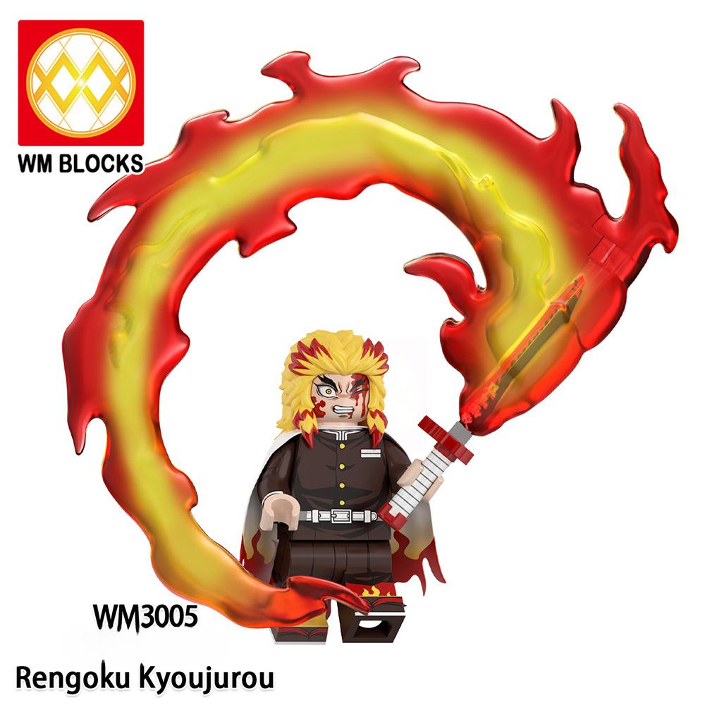 Animes Mini Bricks Action Figures Building Block Dolls Comic Assembly Assembly Toys for Children WM6218