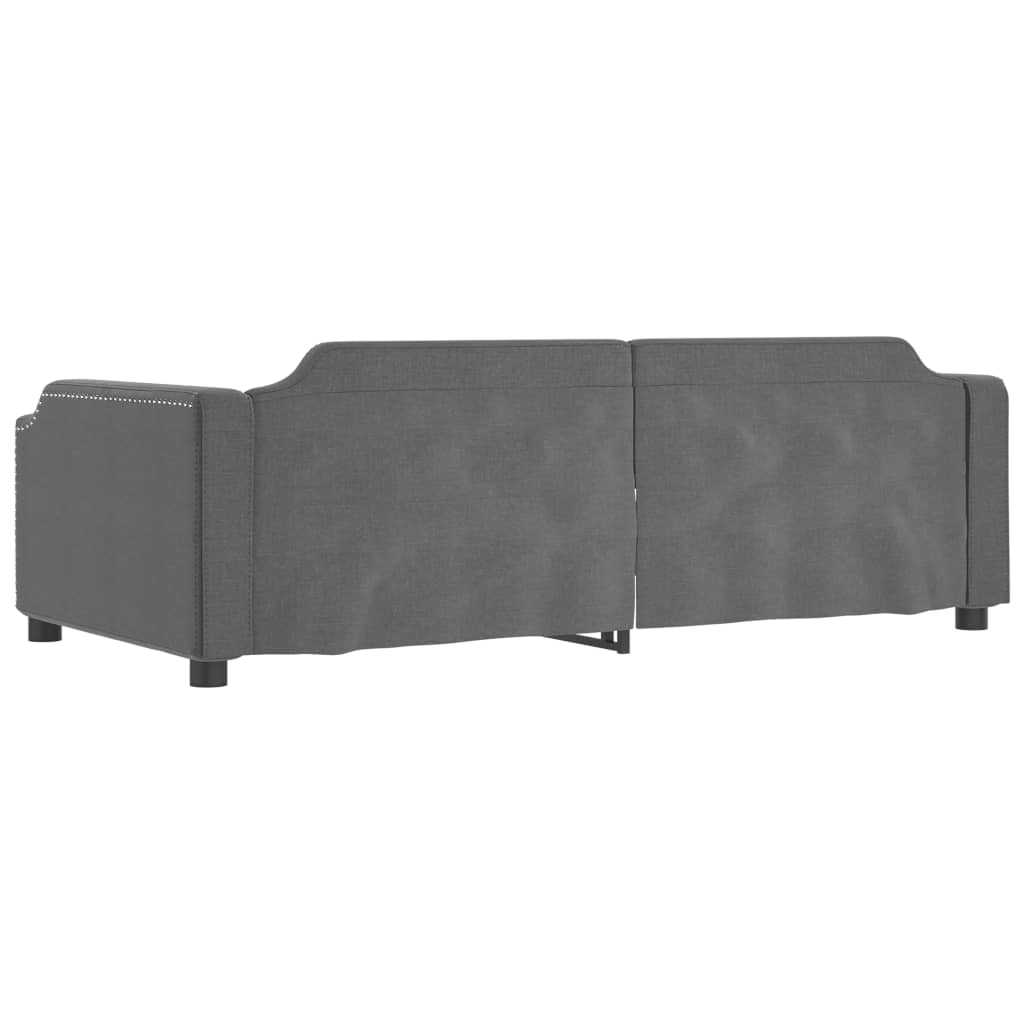Vidaxl Sofa Rozsuwana, Ciemnoszara, 100X200 Cm, Tkanina