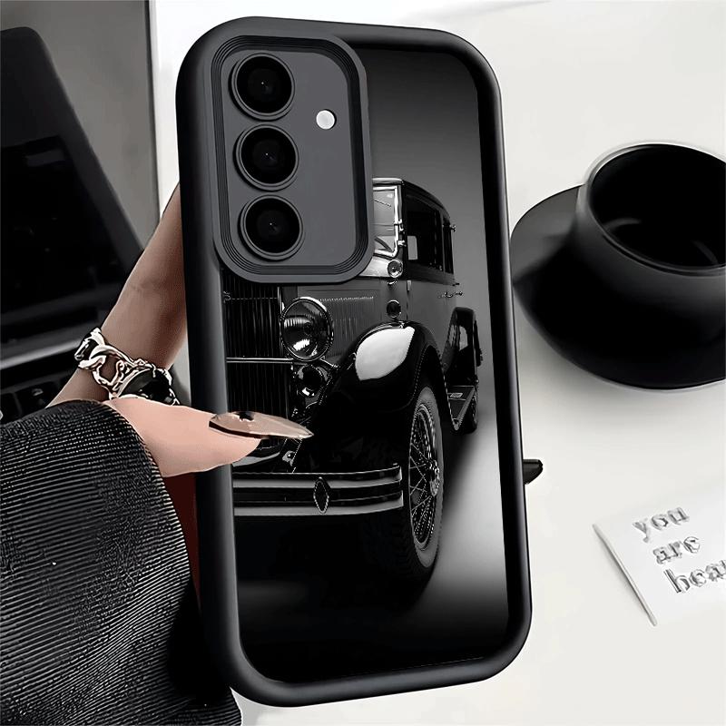 Phone Case for Samsung Galaxy S26 S25 Ultra S24 FE Classic Vintage Retro Car Shell S23 Plus S22 + S21 S20 5G Soft Silicone Funda