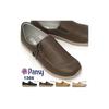 [Pansy] Women's Shoes 1366 Slip-on Wide Fit 4E Ribbon Antibacterial Lightweight Brown 23.0cm