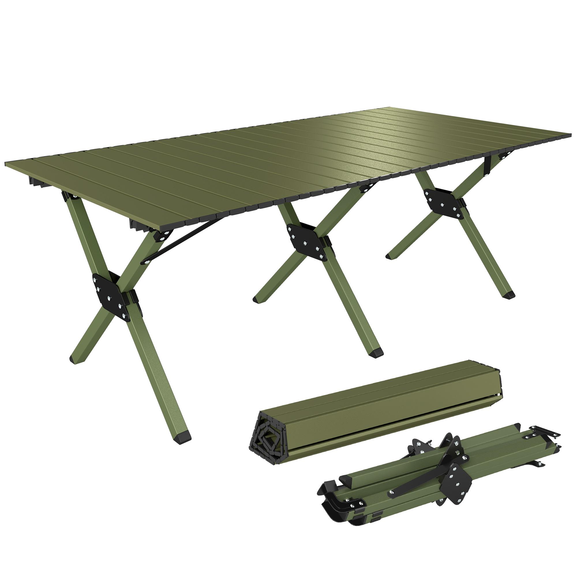 4ft Folding Camping Table, Waterproof Picnic