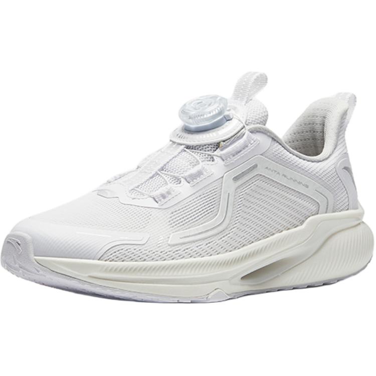 Anta Kids Shadow Hunter Running Series Comfortable Versatile Fashion Durable Breathable Low-Top Running Shoes Kids Running Shoes White 332535587S