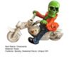 Unique Motorcycle Enthusiast Gift Halloween Skeleton Riding Figurine, Gothic Spooky Statue for Home Gifts Skull Collectors Garden, Resin Biker