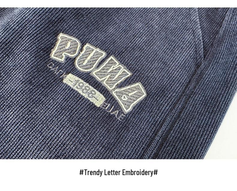 2025 Trendy Boys' Corduroy Pants - Spring/Autumn, Casual, Straight-Leg, Loose Fit for Kids