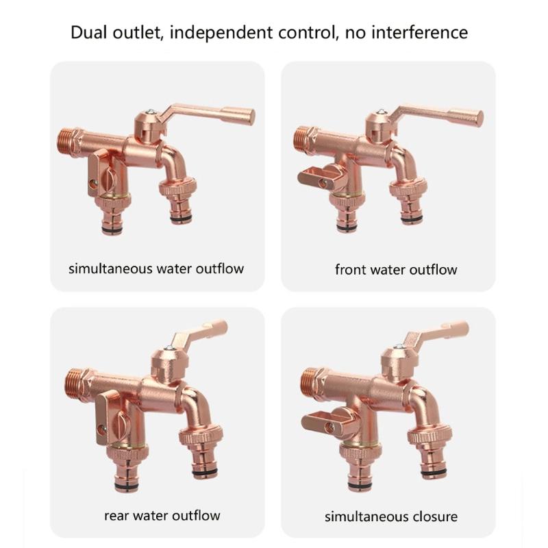 Strong Metal Faucet with Not Freeze Function Easy Installation Metal Water Tap for Washing Machine Outdoor Sink