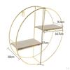 Scaffali a Muro Rotondi Vintage Galleggianti Libreria Scaffale Angolare
