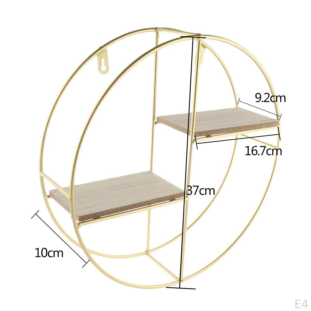 Scaffali a Muro Rotondi Vintage Galleggianti Libreria Scaffale Angolare