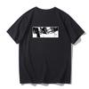Japanese anime printed men's and women's shirt round neck loose short sleeve shirt Harajuku style Attack on Giant Y2k clothing
