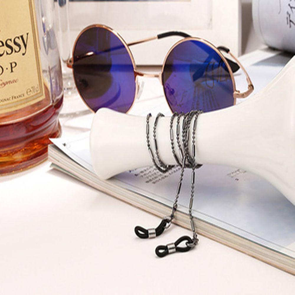 Neck Straps Female Male Zinc Zinc Alloy Sunglasses Lanyards Eyeglass Chain Mask Cord Holders Bead Mask Chains