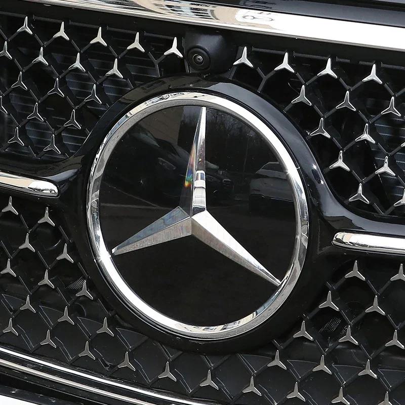 Griglia Frontale 3D 188mm Emblema Stella Badge Per Mercedes-Benz Classe C 2014-2018 GLC Emblemi Auto