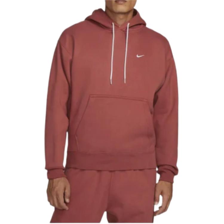 Nike Sweatshirts Men's Red Hooded Moderate Regular DA0316-691