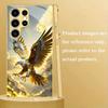 Eagle electroplated glass phone case suitable for Samsung Galaxy S26 S25 S24 S23 S22 S20 FE/Ultra/Plus5G anti drop back cover