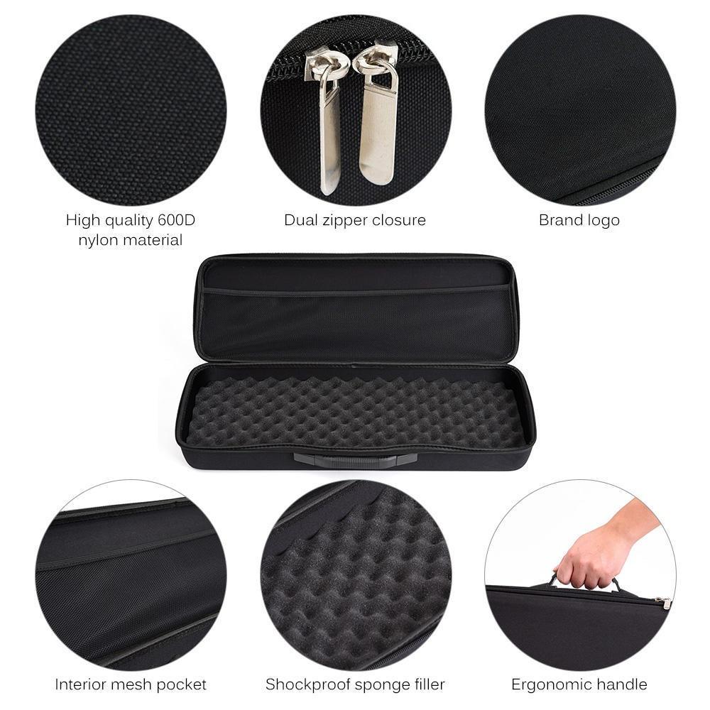 Portable Fishing Bag Case EVA Shockproof Fishing Rod and Reel Carry Bag Fishing Pole Storage