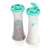Jar of sugar, salt, spices and pepper, household 2-piece set of sprinkler bottles, plastic barbecue seasoning bottles