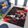 Dybala Football Star Art Collage Print Area Rug Non‑Slip Rectangular Floor Mat Soccer Fan Gaming Room Home Decor