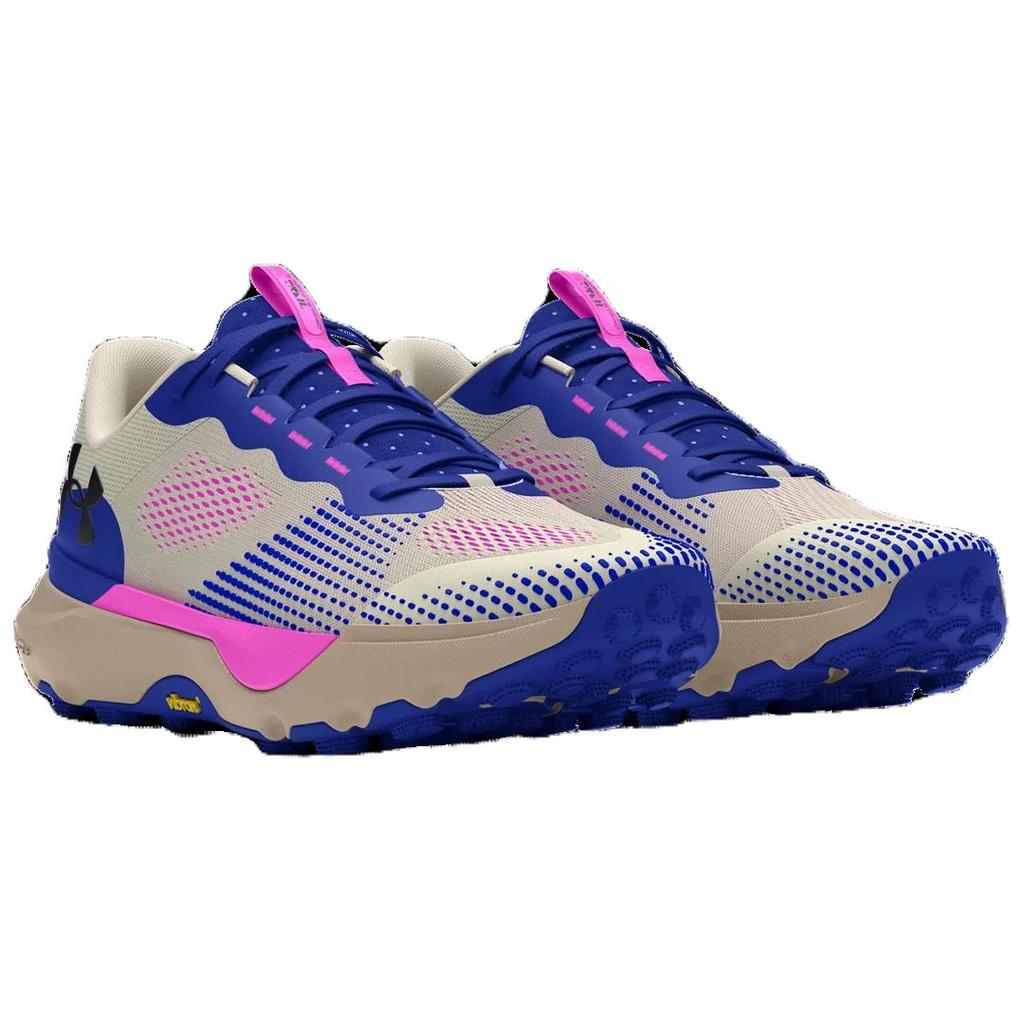 Under Armour HOVR Infinite Pro Trail Summit White Royal Unisex Sneakers Tan Black 3027202-100