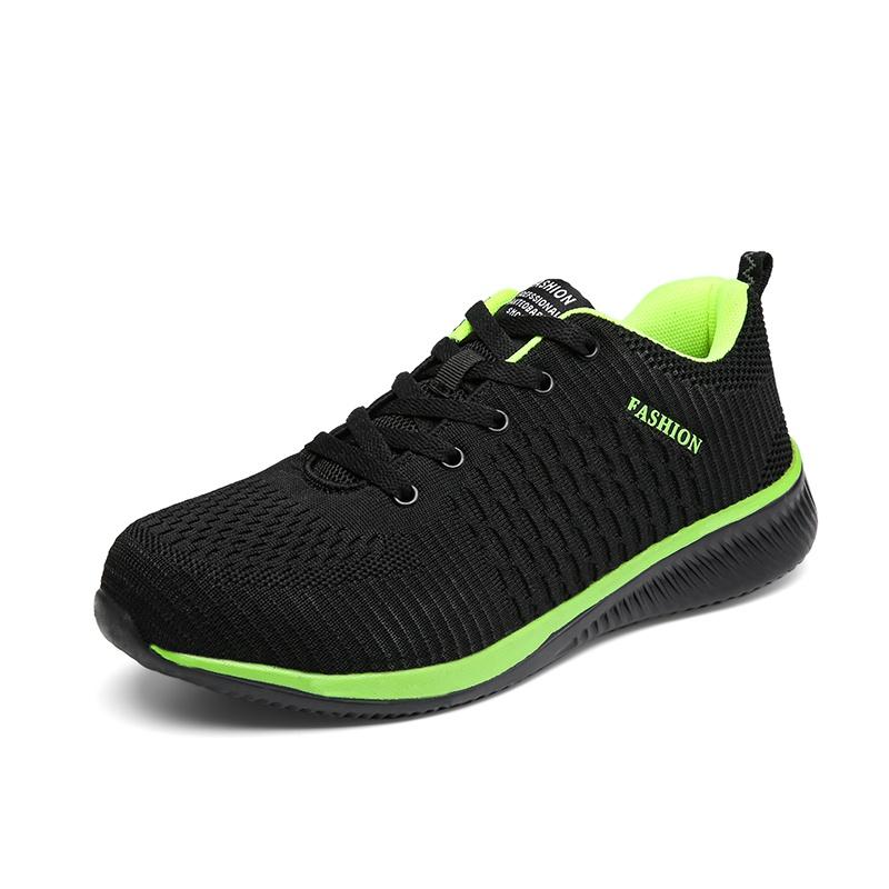 Fashion Male Safety Shoes Men Steel Toe Work Sneakers Breathable Work Shoes Work Safety Boots Men's Sports Shoes Hiking Shoes