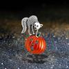 Stylový Halloweenský Odznak Přízraku Módní Halloweenský Odznak Přízrak Koště Dýně Brož Špendlík pro Mladistvé Doplňky