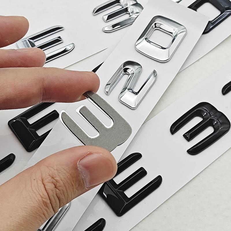 3D ABS Car Letters Logo GLE320 GLE350 Rear Trunk Badge Sticker Emblem For Mercedes Benz GLE Class GLE 320 GLE 350 Accessories