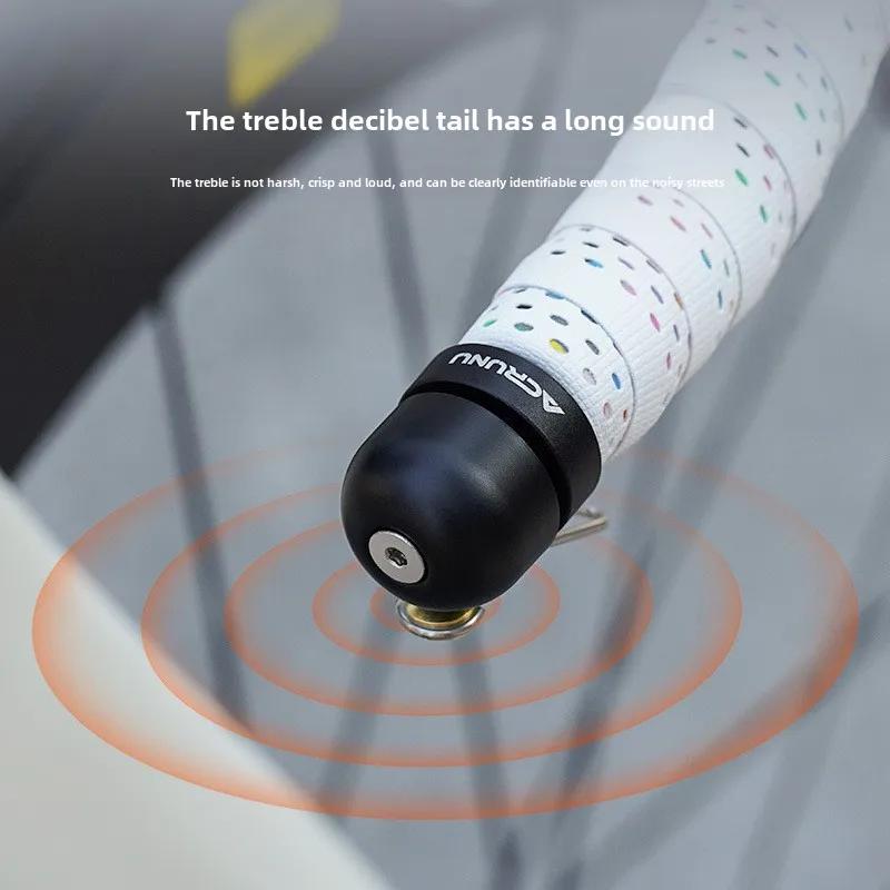 Bicycle Bell Mini Handlebar Bell High Resolution Ring Alarm Ring Ring Transparent Loud Sound Bicycle Horn Bicycle Accessories