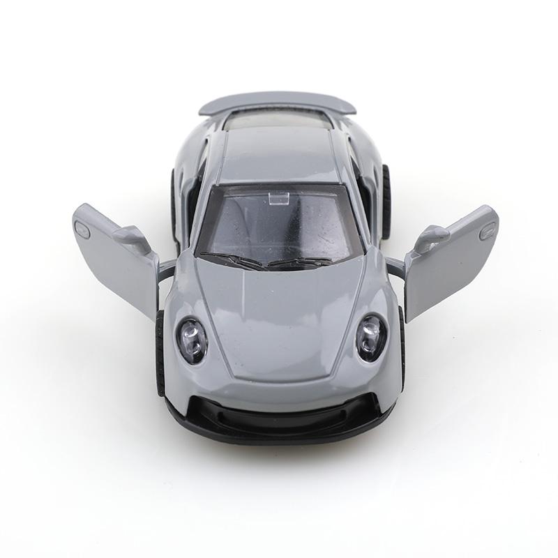 (Bagged) 1:43 Scale Replica 911 Alloy Pullback Racing Car, Die-cast Metal Car, Boy's Toy, Exquisite Mini Pocket Car