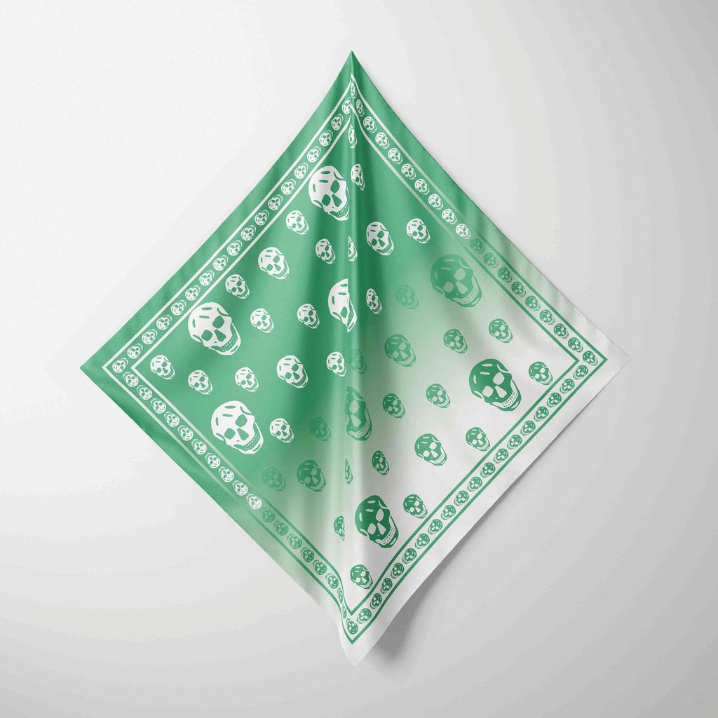 70CM  Newest Chiffon Scarf Fashion Skull Print Scarf Women Scarves Soft Wrap Lady Scarf Silk Scarves Shawls Muslim Hijab Scarf