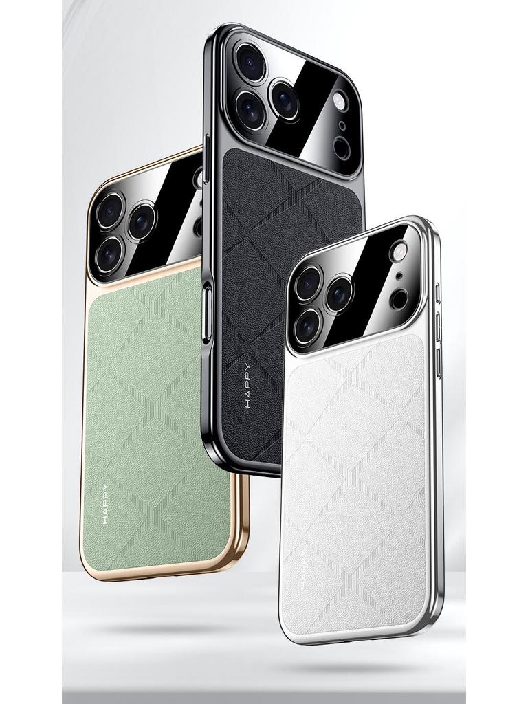 iPhone 17 Pro Max Ultra-Thin Luxury Leather Case: High-End Personalized Soft Cover