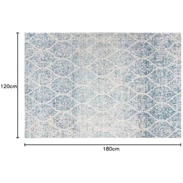 Tapis - DKD Home Decor - Bleu - Coton Chenille - 120 X 180 Cm - Moderne