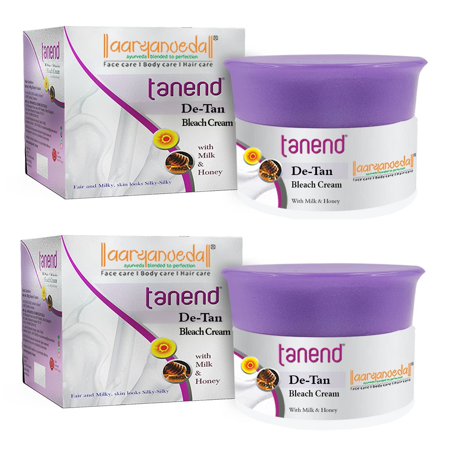 Aryanveda Tanend Bleach Cream For All