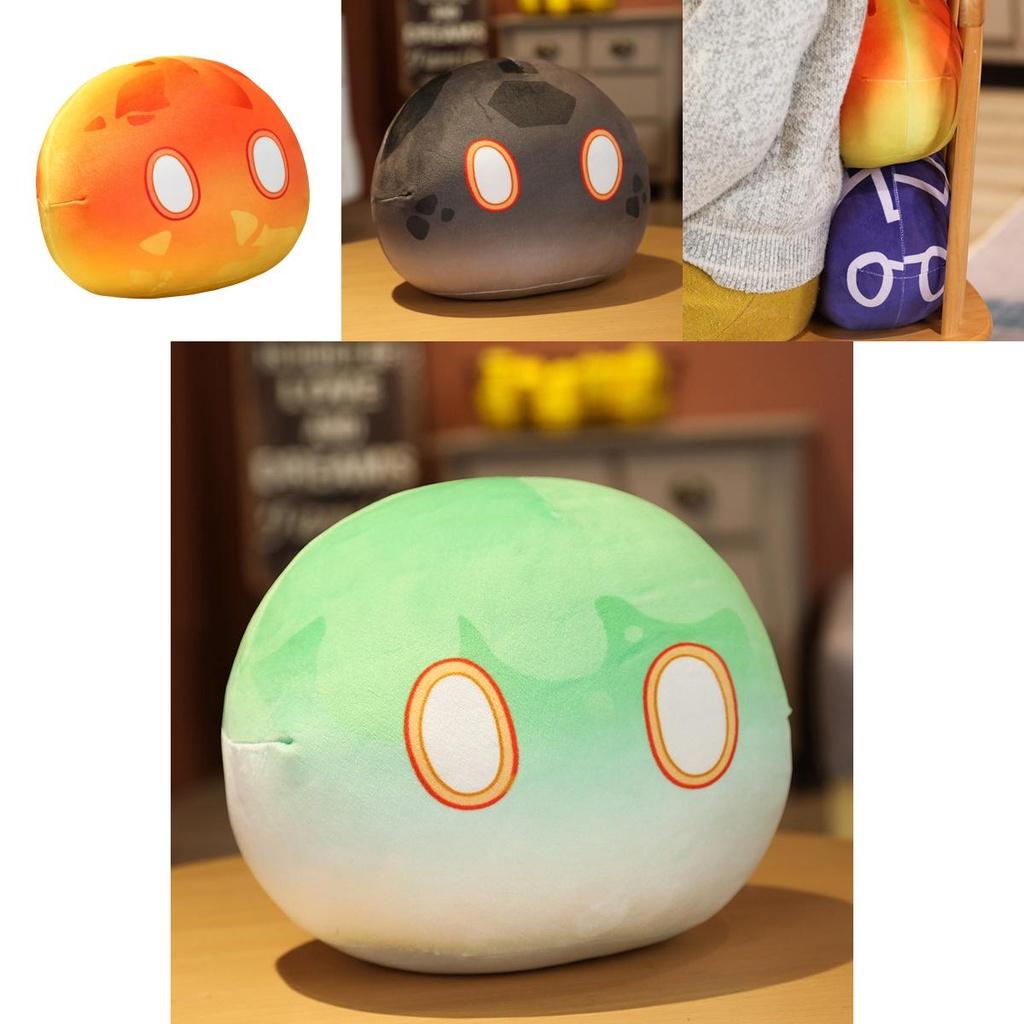 Genshin Impact Slime Theme Adorable Plush Dolls Perfect Kids Gift Cartoon Pillow