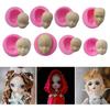 3D Doll Head Baby Face Silicone Cake Molds Model Handmade Soap Clay Plaster Mold Fondant Chocolate Gummy Biscuit Sugar Craft Mould DIY Cake