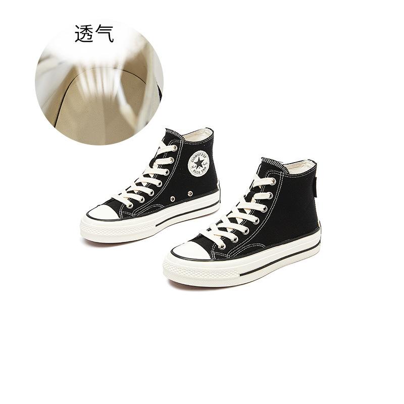 

Sheepskin wula insole high-top shoes women s 2025 autumn new platform canvas shoes casual fashion versatile women s shoes 40 чёрный