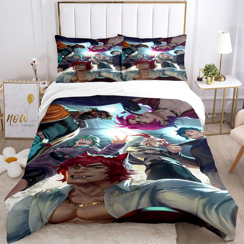 Street Style Selfie Bedding Sets For All Sizes New 3D Printed Bed Cover Comforter Duvet Cover Pillowcase Bedroom Decoration