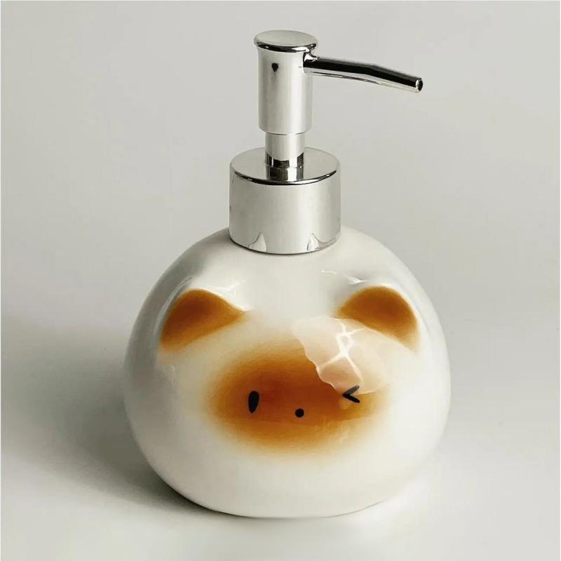 

Керамический сиамский кот дезинфицирующее средство для рук пресс-бутылка туалет шампунь гель для душа упаковка бутылка дозатор для жидкого мыла белый