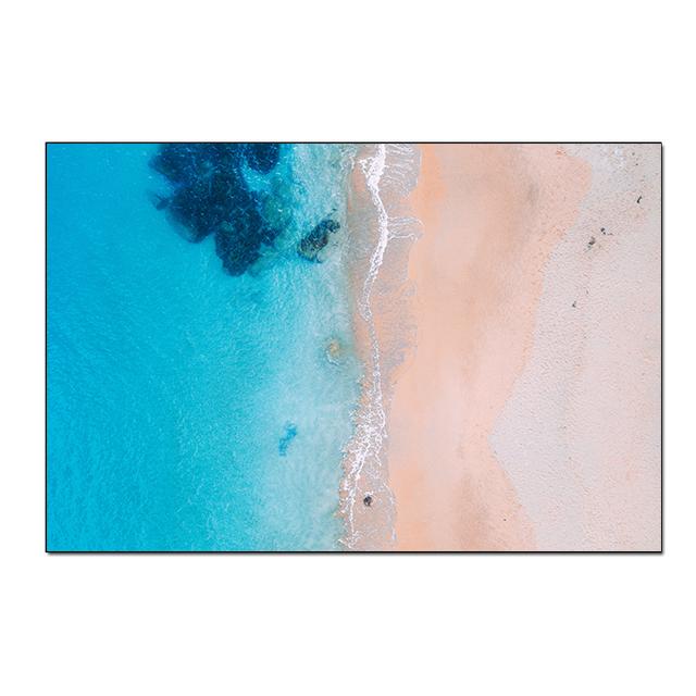 Sonnenaufgang, Meereslandschaft, Strand, Leinwandgemälde, moderne Poster und Drucke, Cuadros, Wandkunst, Bilder, Wohnzimmer, Heimdekoration, ohne Rahmen, ohne Rahmen