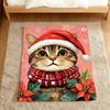Cute Cartoon Christmas Kawaii Cat Flannel Soft Warm Plush Blanket for Sofa Living Room Pet Hogar Bedroom Gift Home Car Portable